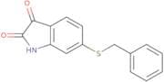 6-(Benzylsulfanyl)-2,3-dihydro-1H-indole-2,3-dione