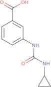 3-[(Cyclopropylcarbamoyl)amino]benzoic acid