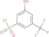 3-Hydroxy-5-(trifluoromethyl)benzene-1-sulfonyl chloride
