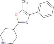 4-(5-Methyl-4-phenyl-1,3-oxazol-2-yl)piperidine
