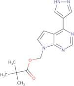 (4-(1H-Pyrazol-4-yl)-7H-pyrrolo[2,3-d]pyrimidin-7-yl)methyl pivalate