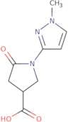 1-(1-Methyl-1H-pyrazol-3-yl)-5-oxopyrrolidine-3-carboxylic acid