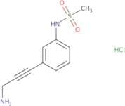 N-[3-(3-Aminoprop-1-yn-1-yl)phenyl]methanesulfonamide hydrochloride