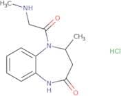 4-Methyl-5-[2-(methylamino)acetyl]-2,3,4,5-tetrahydro-1H-1,5-benzodiazepin-2-one hydrochloride