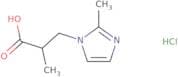 2-Methyl-3-(2-methyl-1H-imidazol-1-yl)propanoic acid hydrochloride