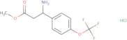 Methyl 3-amino-3-[4-(trifluoromethoxy)phenyl]propanoate hydrochloride