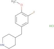 4-(3-Fluoro-4-methoxy-benzyl)-piperidine hydrochloride
