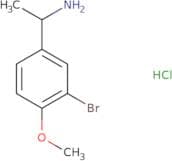 1-(3-Bromo-4-methoxyphenyl)ethan-1-amine hydrochloride