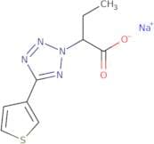 Sodium 2-[5-(thiophen-3-yl)-2H-1,2,3,4-tetrazol-2-yl]butanoate