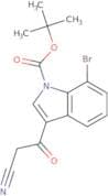 1-Boc-7-bromo-3-cyanoacetylindole
