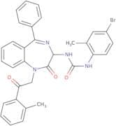 N-(2,5-diaza-2-(2-(2-methylphenyl)-2-oxoethyl)-3-oxo-6-phenylbicyclo[5.4.0]undeca-1(7),5,8,10-tetr…