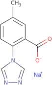 Sodium 5-methyl-2-(4H-1,2,4-triazol-4-yl)benzoate