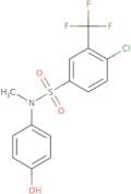 4-Chloro-N-(4-hydroxyphenyl)-N-methyl-3-(trifluoromethyl)benzene-1-sulfonamide