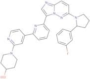 1-[4-[6-[6-[(2R)-2-(3-Fluorophenyl)pyrrolidin-1-yl]imidazo[1,2-b]pyridazin-3-yl]pyridin-2-yl]pyrid…