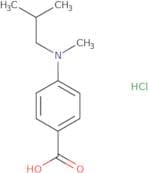 4-[Methyl(2-methylpropyl)amino]benzoic acid hydrochloride