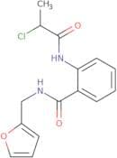 2-(2-Chloropropanamido)-N-(furan-2-ylmethyl)benzamide