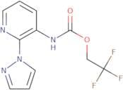 2,2,2-Trifluoroethyl N-[2-(1H-pyrazol-1-yl)pyridin-3-yl]carbamate