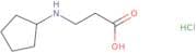 3-(Cyclopentylamino)propanoic acid hydrochloride