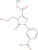 3-[4-(2-Hydroxyethyl)-3-(methoxycarbonyl)-5-oxo-4,5-dihydro-1H-pyrazol-1-yl]benzoic acid