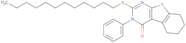5-(Dodecylsulfanyl)-4-phenyl-8-thia-4,6-diazatricyclo[7.4.0.0,2,7]trideca-1(9),2(7),5-trien-3-one