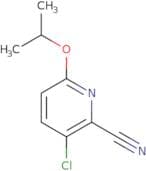 3-Chloro-6-(propan-2-yloxy)pyridine-2-carbonitrile