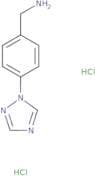 [4-(1H-1,2,4-Triazol-1-yl)phenyl]methanamine dihydrochloride