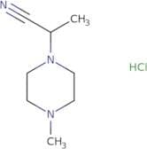 2-(4-Methylpiperazin-1-yl)propanenitrile hydrochloride