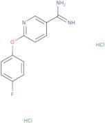 6-(4-Fluorophenoxy)pyridine-3-carboximidamide dihydrochloride
