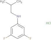 3,5-Difluoro-N-(2-methylpropyl)aniline hydrochloride