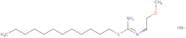 N-[Amino(dodecylsulfanyl)methylidene]-2-methoxyethan-1-amine hydrobromide