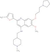 6-Methoxy-2-(5-methyl-2-furyl)-N-[(1-methyl-4-piperidyl)methyl]-7-(3-pyrrolidin-1-ylpropoxy)quinol…