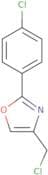 4-(Chloromethyl)-2-(4-chlorophenyl)-1,3-oxazole