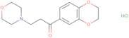 1-(2,3-Dihydro-1,4-benzodioxin-6-yl)-3-(morpholin-4-yl)propan-1-one hydrochloride