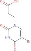 3-(5-Bromo-2,4-dioxo-1,2,3,4-tetrahydropyrimidin-1-yl)propanoic acid
