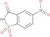5-​Nitro-1,​2-​benzisothiazol-​3(2H)​-​one 1,​1-​dioxide