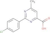 2-(4-Chlorophenyl)-6-methylpyrimidine-4-carboxylic acid