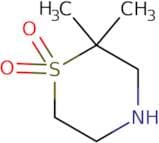 2,2-dimethyl-1λ6-thiomorpholine-1,1-dione