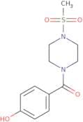 4-(4-Methanesulfonylpiperazine-1-carbonyl)phenol