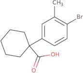 1-(4-Bromo-3-methylphenyl)cyclohexane-1-carboxylic acid