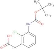 2-(3-{[(tert-Butoxy)carbonyl]amino}-2-chlorophenyl)acetic acid