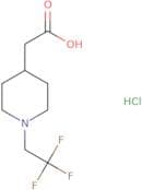 2-[1-(2,2,2-Trifluoroethyl)piperidin-4-yl]acetic acid hydrochloride