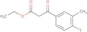 Ethyl 3-(4-fluoro-3-methylphenyl)-3-oxopropanoate