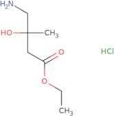 Ethyl 4-amino-3-hydroxy-3-methylbutanoate hydrochloride
