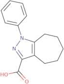 1-Phenyl-1H,4H,5H,6H,7H,8H-cyclohepta[C]pyrazole-3-carboxylic acid