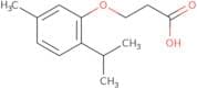 3-[5-Methyl-2-(propan-2-yl)phenoxy]propanoic acid