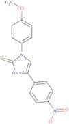 1-(4-methoxyphenyl)-4-(4-nitrophenyl)imidazole-2-thiol