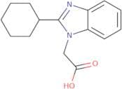 2-(2-Cyclohexyl-1H-1,3-benzodiazol-1-yl)acetic acid