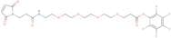 Perfluorophenyl 19-(2,5-dioxo-2H-pyrrol-1(5H)-yl)-17-oxo-4,7,10,13-tetraoxa-16-azanonadecan-1-oate