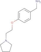 {4-[2-(Pyrrolidin-1-yl)ethoxy]phenyl}methanamine
