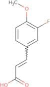(2E)-3-(3-Fluoro-4-methoxyphenyl)prop-2-enoic acid